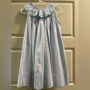 EUC! THE PROPER PEONY blue pique dress. Size 3T.